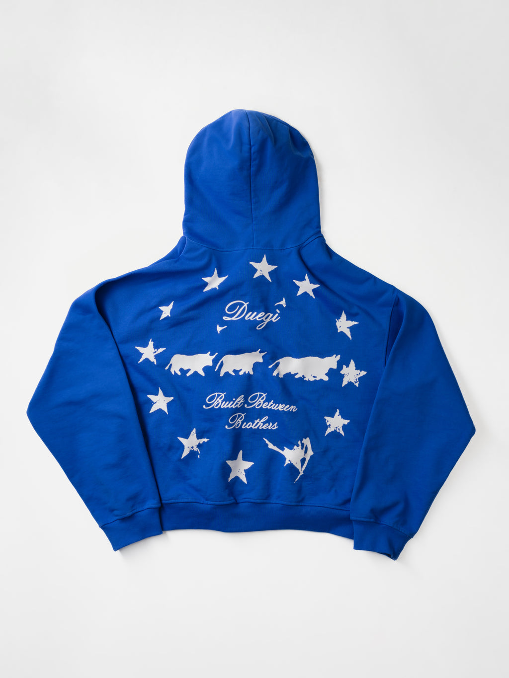 Oversized Cropped Button Hoodie